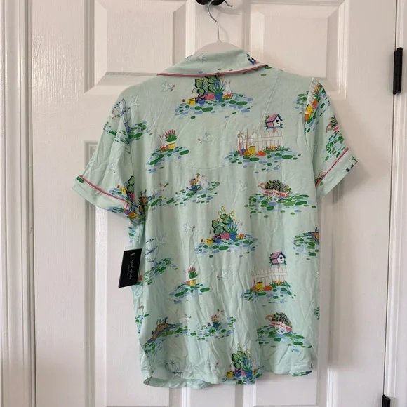 Kate Spade New York® Boxer Short Sleeve PJ Set. - Picture 4 of 10